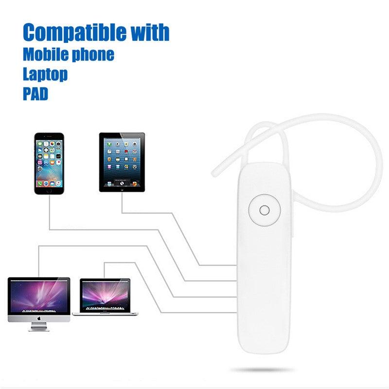 Wireless Bluetooth Business Headset with Noise-Cancelling Mic