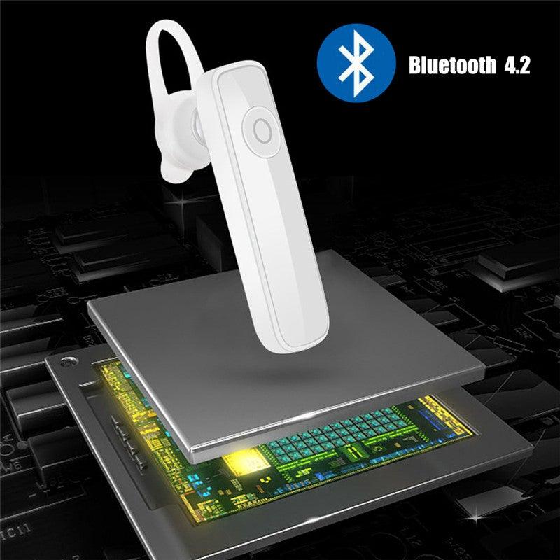 Wireless Bluetooth Business Headset with Noise-Cancelling Mic