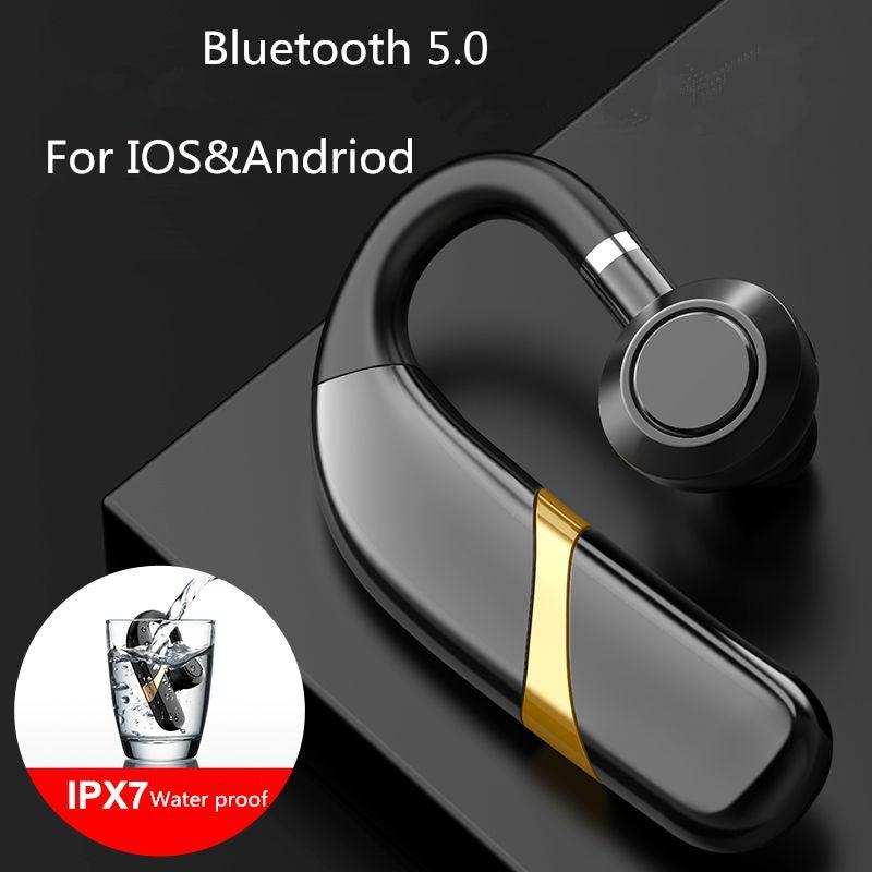 Wireless Bluetooth 5.0 Mono Earbud with Mic - 40h Call Time