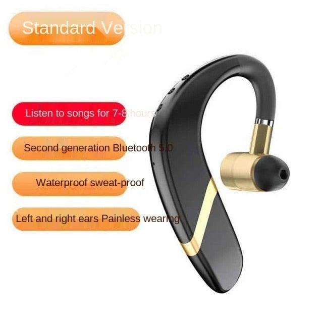 Wireless Bluetooth 5.0 Mono Earbud with Mic - 40h Call Time