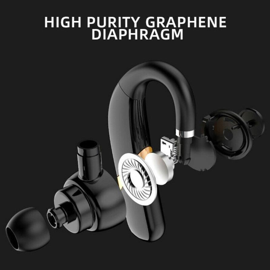 Wireless Bluetooth 5.0 Mono Earbud with Mic - 40h Call Time