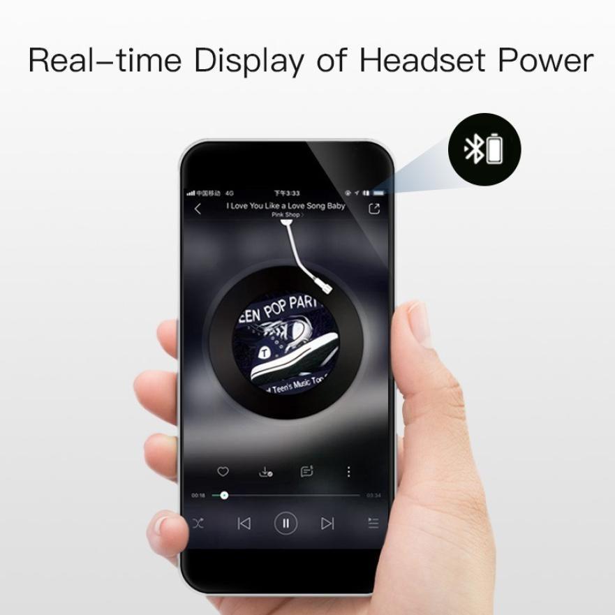 Wireless Bluetooth 5.0 Mono Earbud with Mic - 40h Call Time