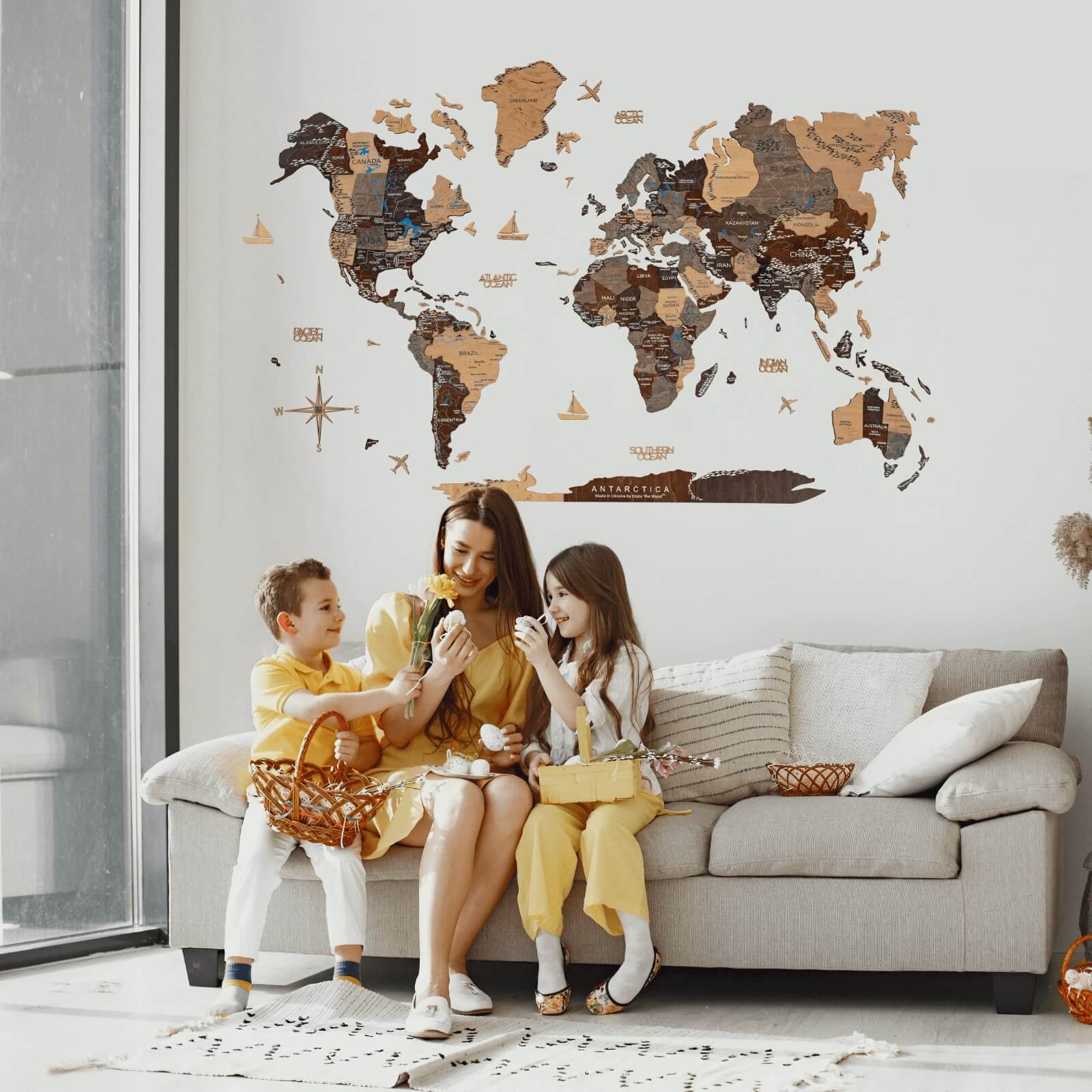 Decorative Wall Art for Living Room – Travel Inspired Home Decor