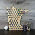 Minnesota Beer Cap Map