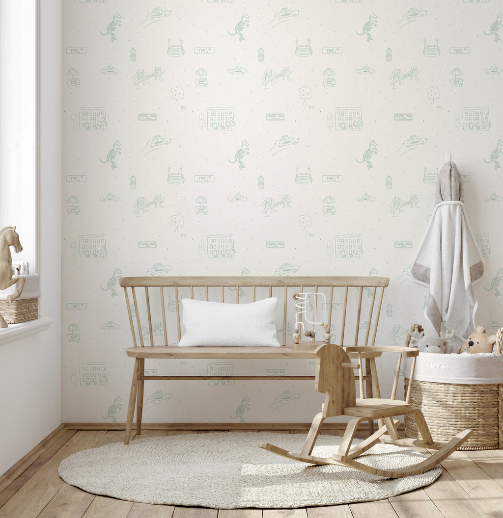 Manhattan Wallpaper by The Lil Dills Shop