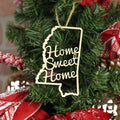 Mississipi Home Sweet Home Ornaments