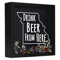 Missouri Drink Beer From Here Beer Cap Shadow Box