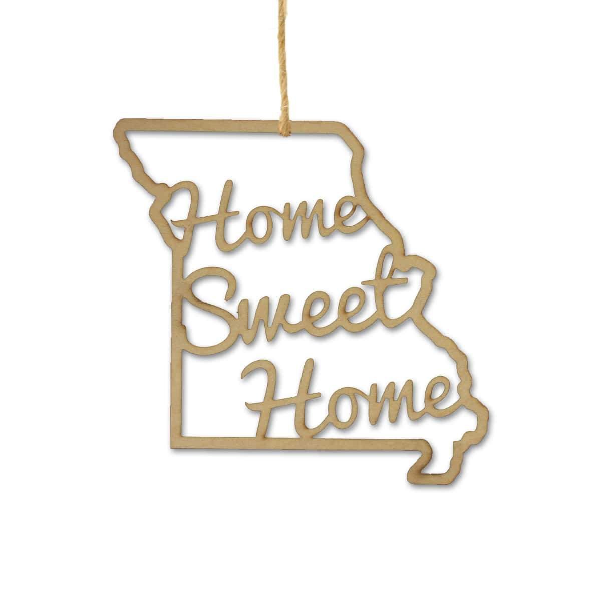 Missouri Home Sweet Home Ornaments