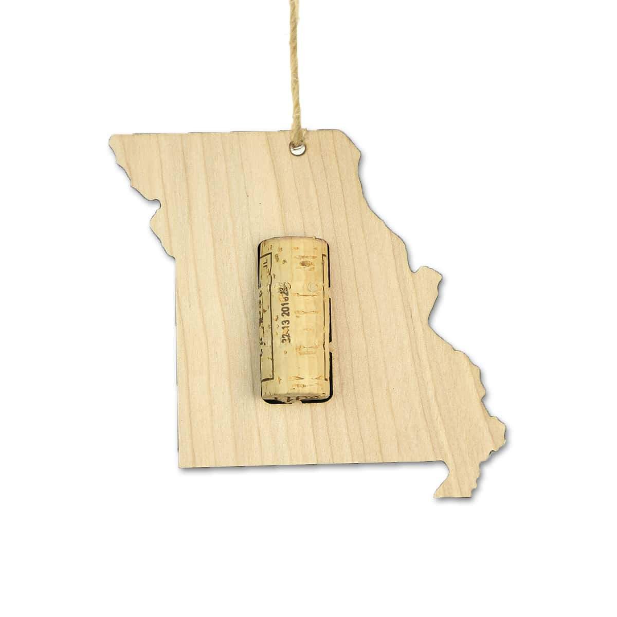 Missouri Wine Cork Holder Ornaments