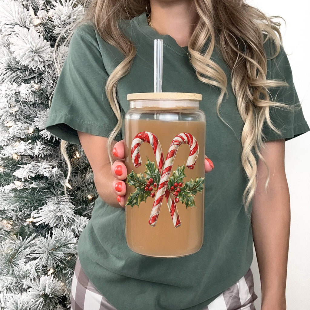 Candy Cane Holly 17oz