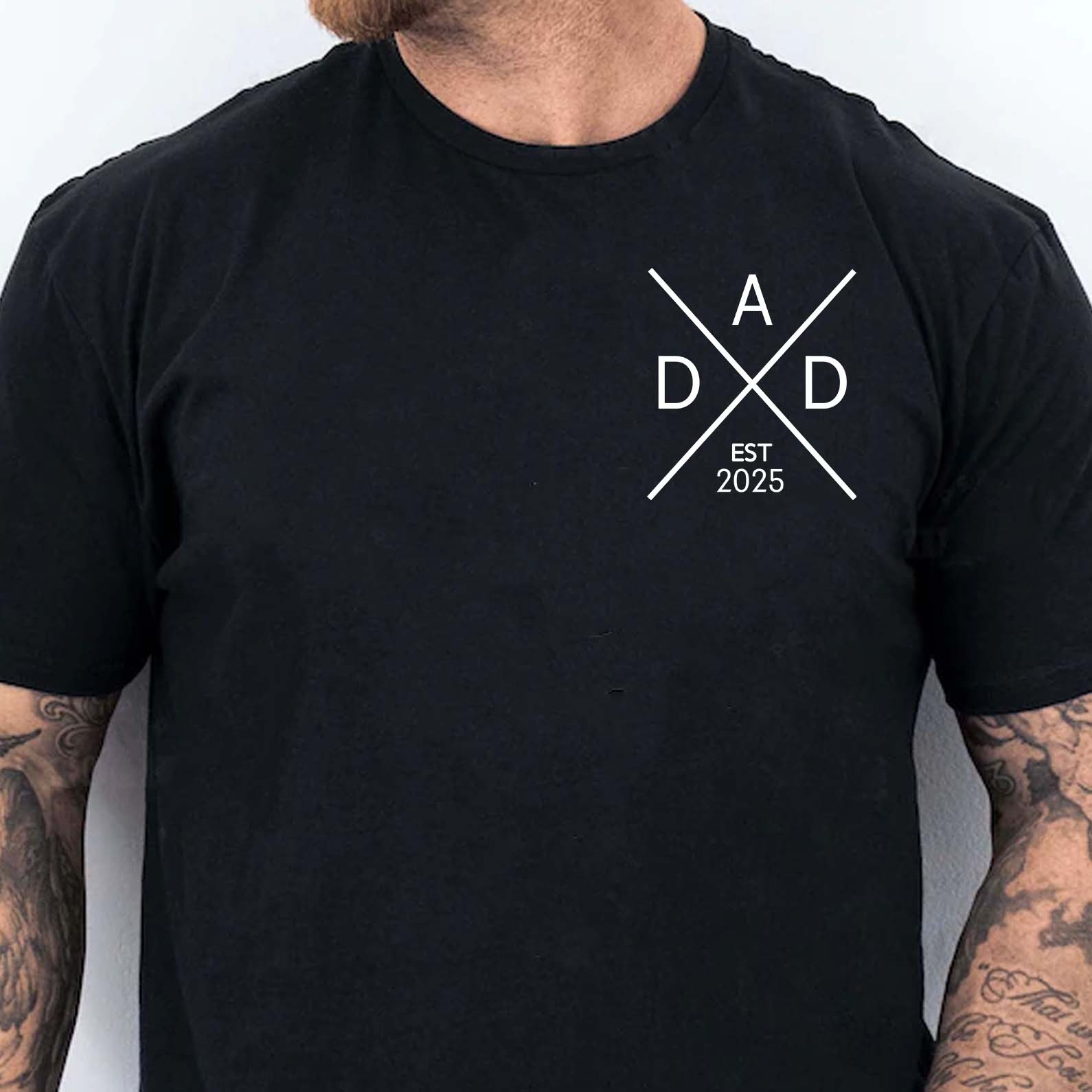 New Dad Shirt | Custom EST Year Dad T-Shirt | Personalized First Time Dad Gift, Special Memories Father's Day Shirt 682258