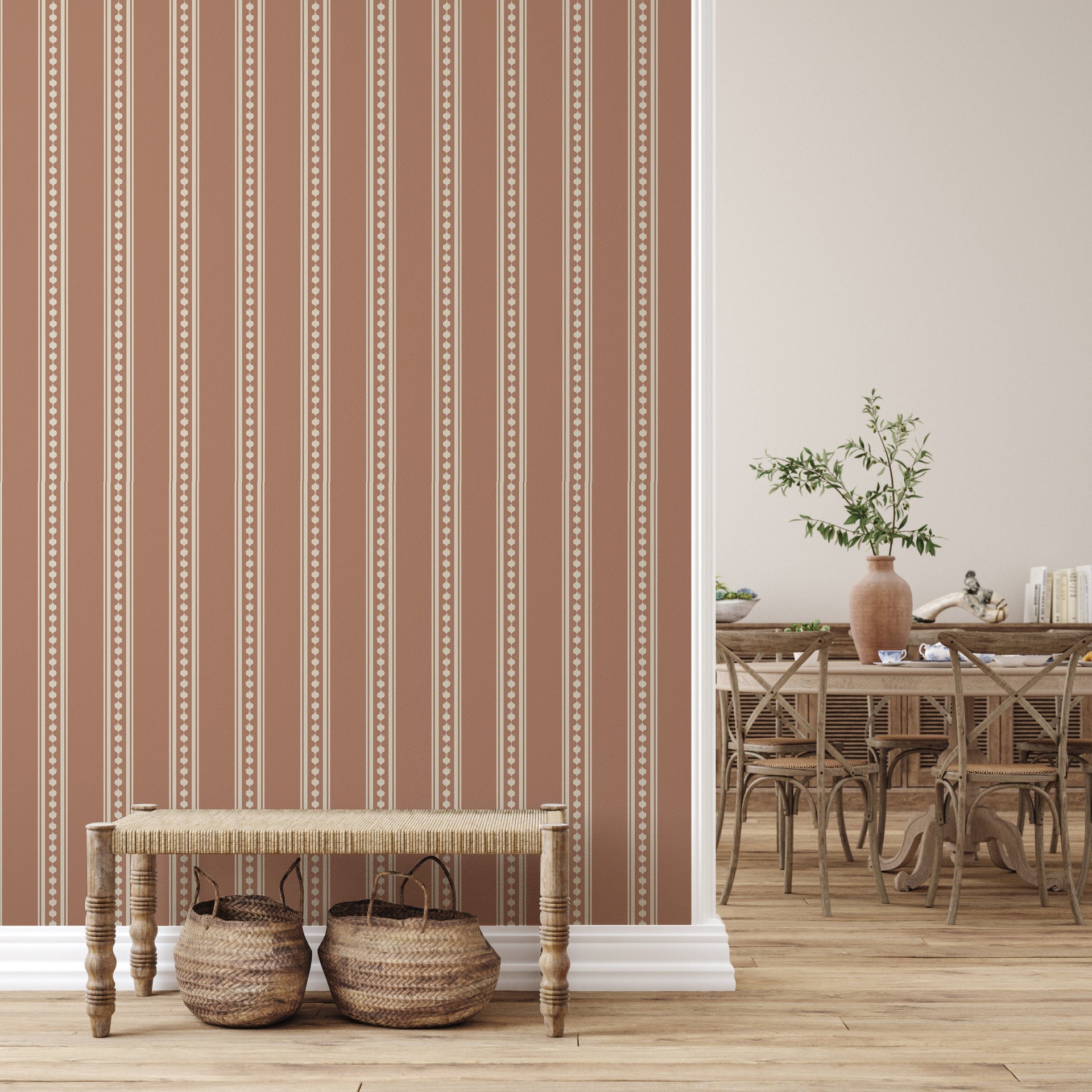 Conway Removable Peel and Stick Wallpaper by Beeky Illustration
