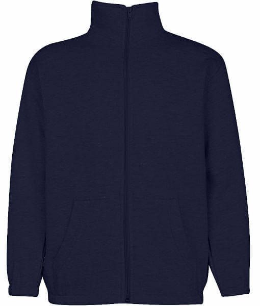 Men's mock neck full zip sweatshirt in a lightweight fabric design