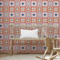 Midge wallpaper pattern by Annalee Beck displayed on a room wall