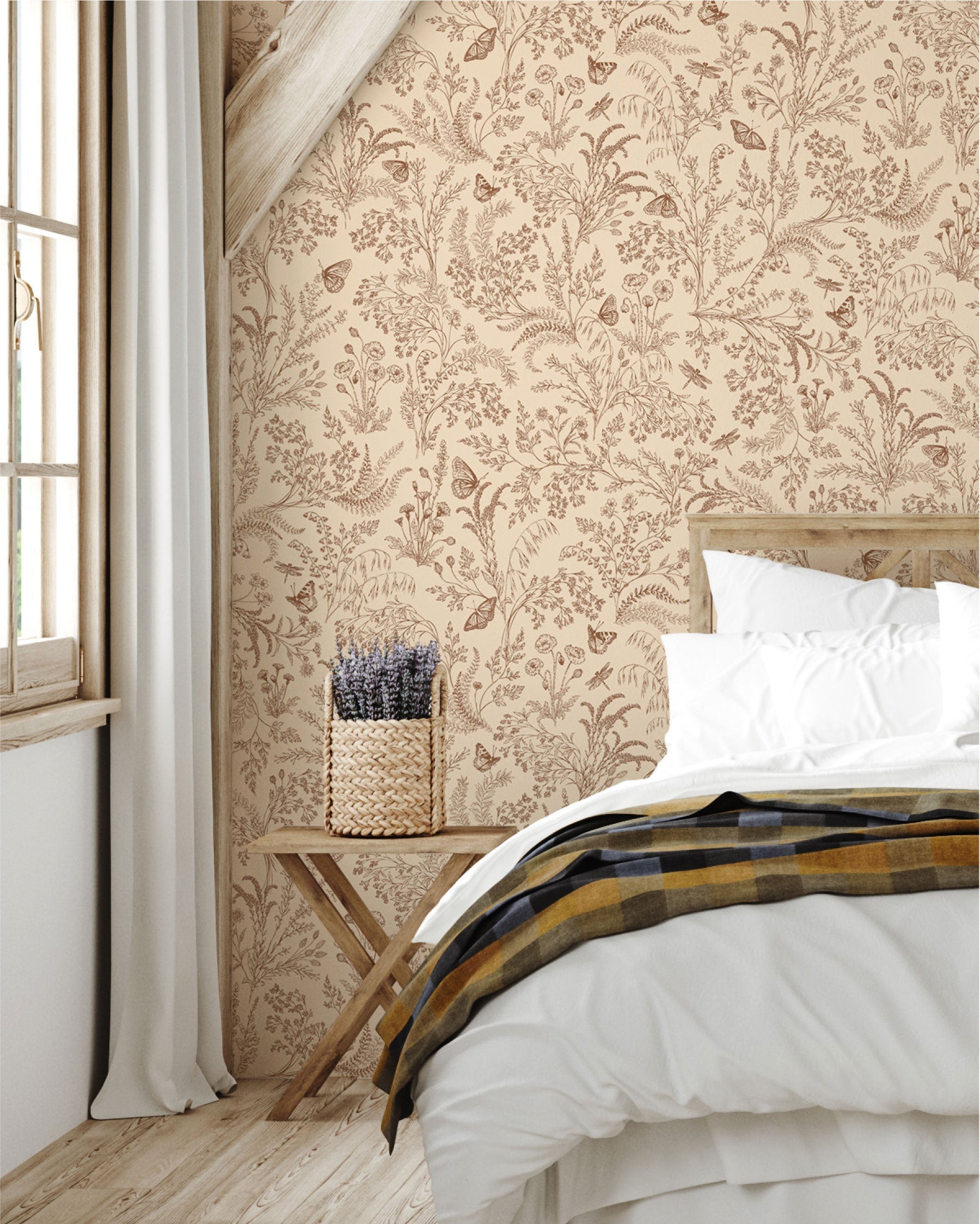 Bronwyn Botanical Peel and Stick Wallpaper by Anna Black Creative