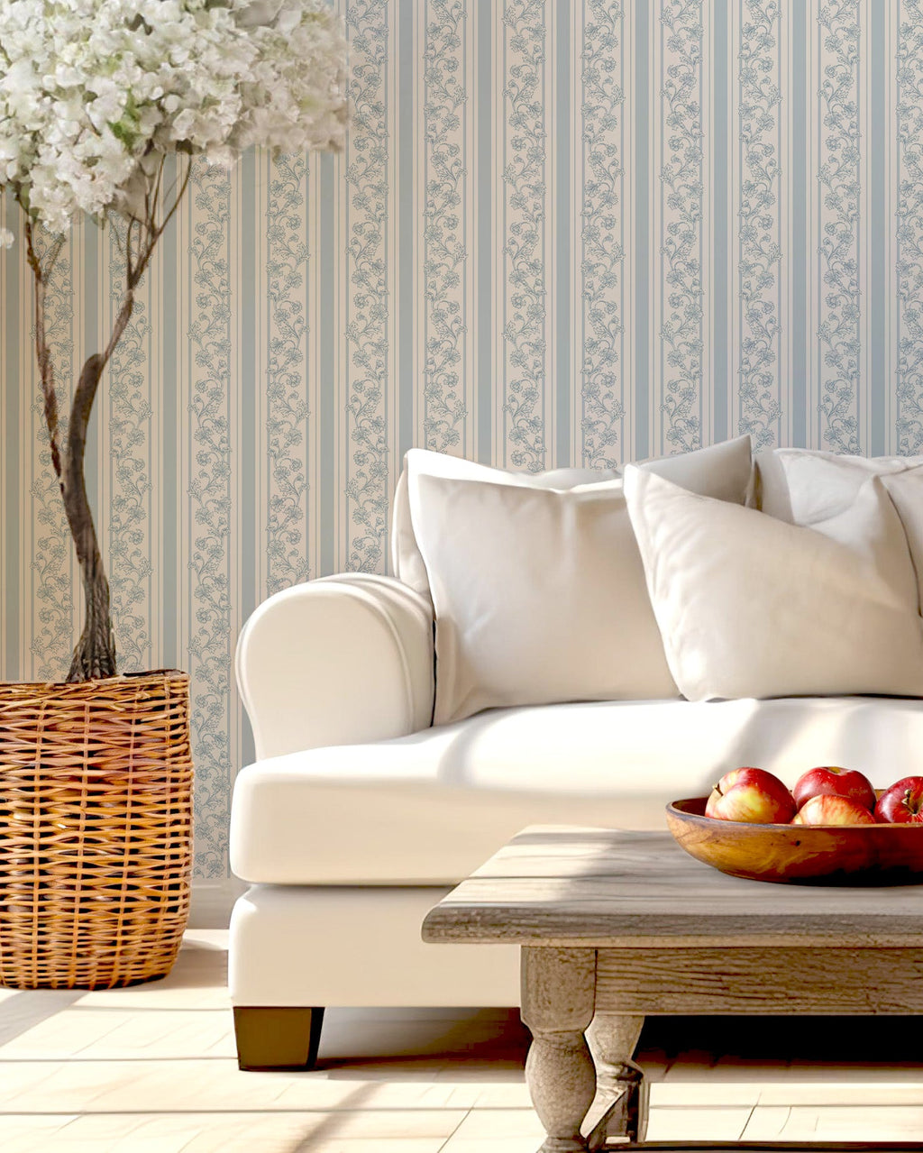 Tillie Floral Peel and Stick Wallpaper by Anna Black Creative