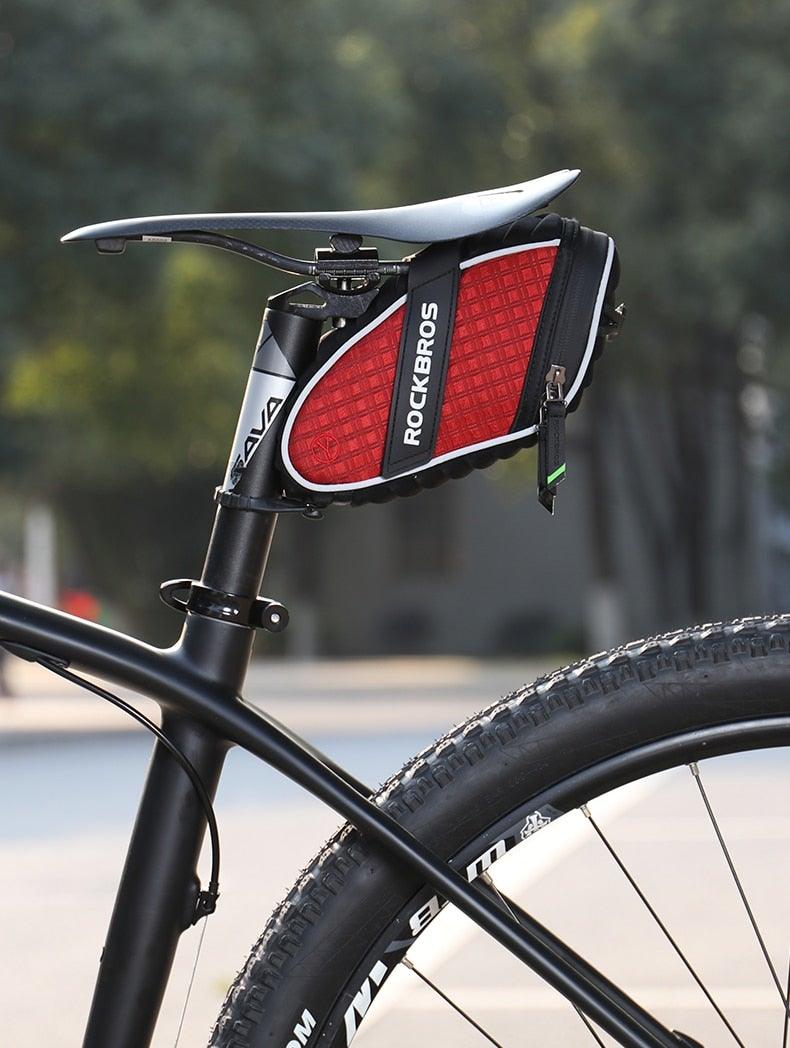 3D Shell Bicycle Seat Bag - Modern Waterproof Cycling Pack
