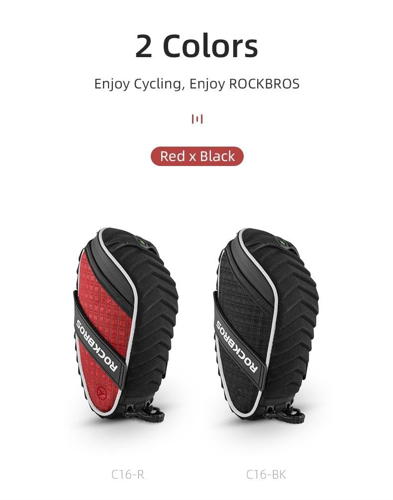 3D Shell Bicycle Seat Bag - Modern Waterproof Cycling Pack