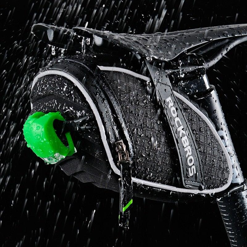 3D Shell Bicycle Seat Bag - Modern Waterproof Cycling Pack