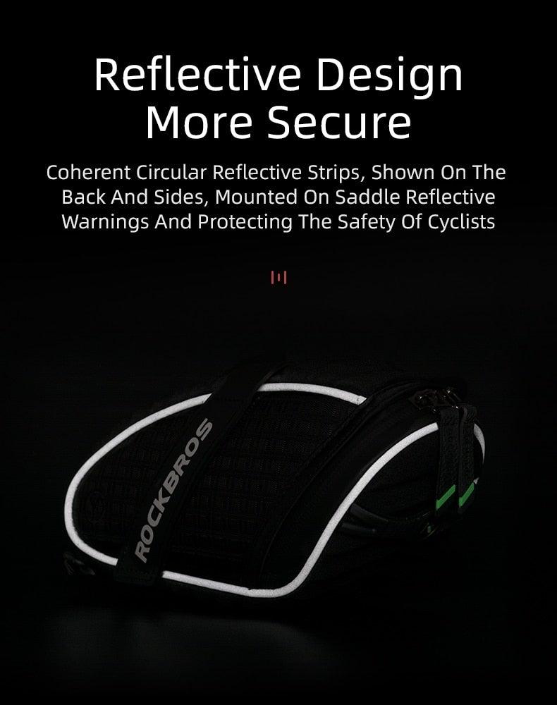 3D Shell Bicycle Seat Bag - Modern Waterproof Cycling Pack