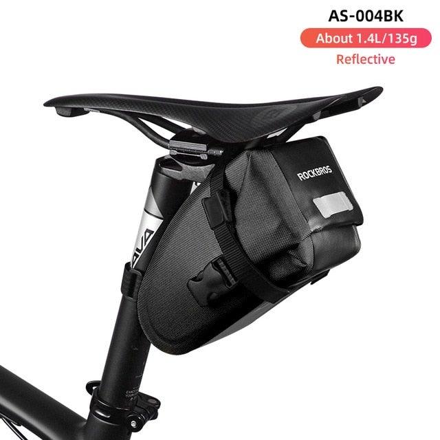 3D Shell Bicycle Seat Bag - Modern Waterproof Cycling Pack