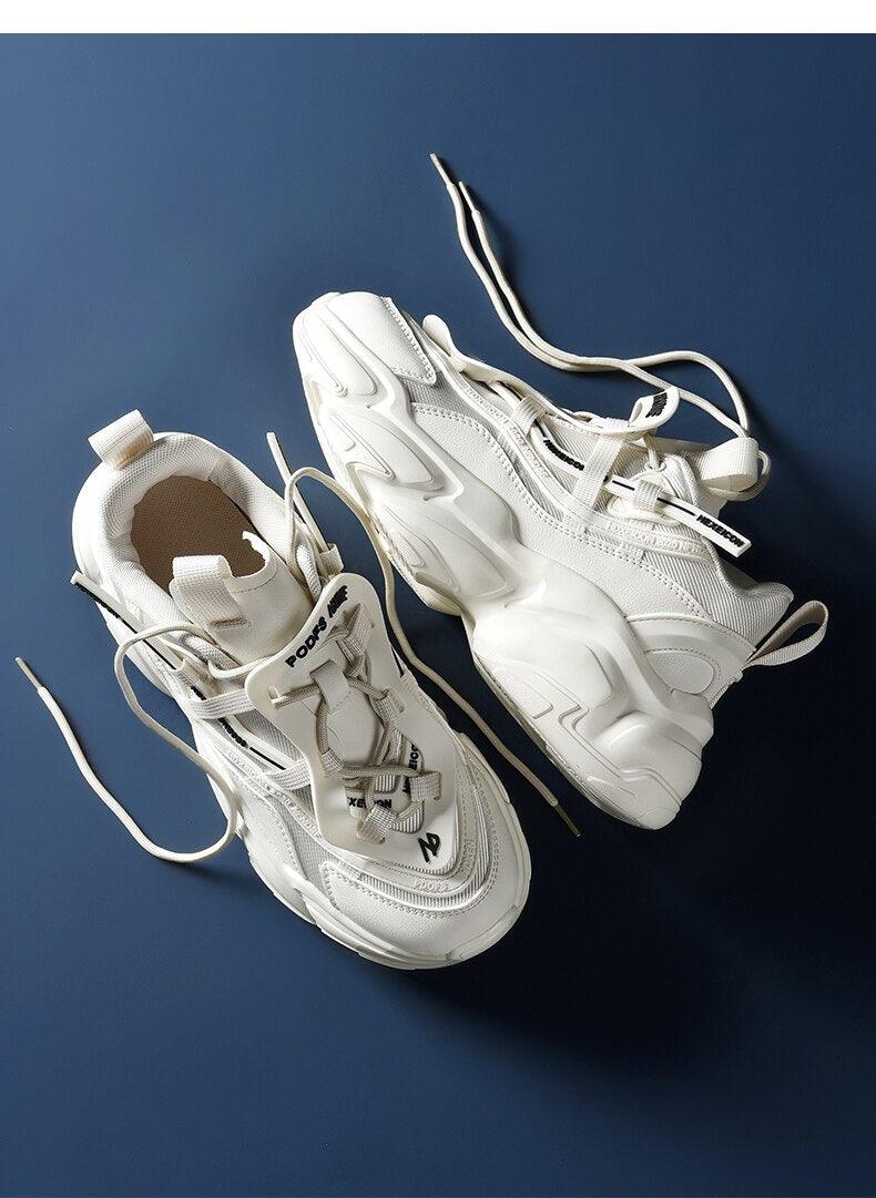 Blue Men's Platform Running & Sports Sneakers