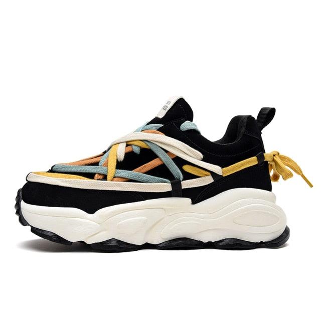 Blue Men's Platform Running & Sports Sneakers