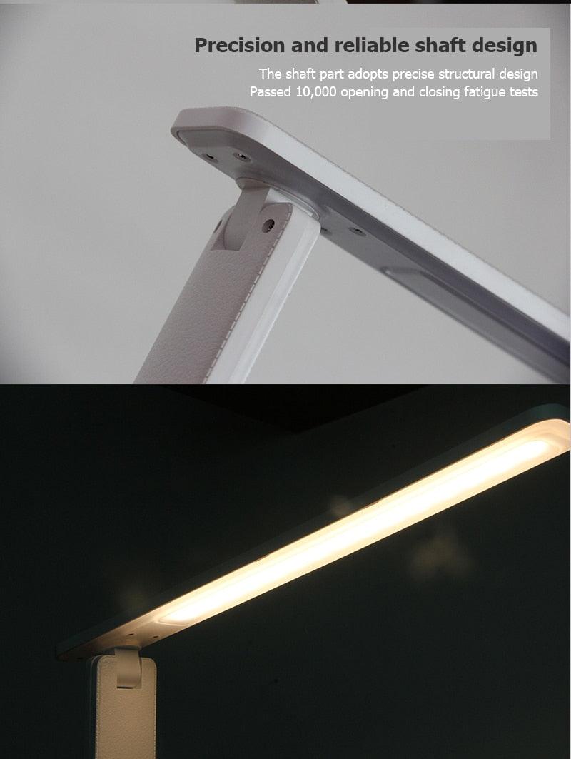Smart LED Office Desk Lamp with Alarm, Calendar & Temperature Display
