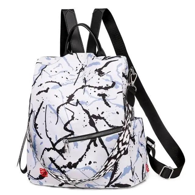 Modern Waterproof Anti-Theft School Backpack for Women