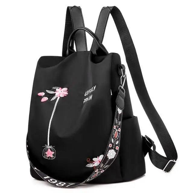 Modern Waterproof Anti-Theft School Backpack for Women