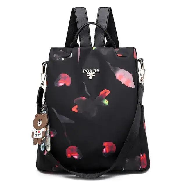 Modern Waterproof Anti-Theft School Backpack for Women