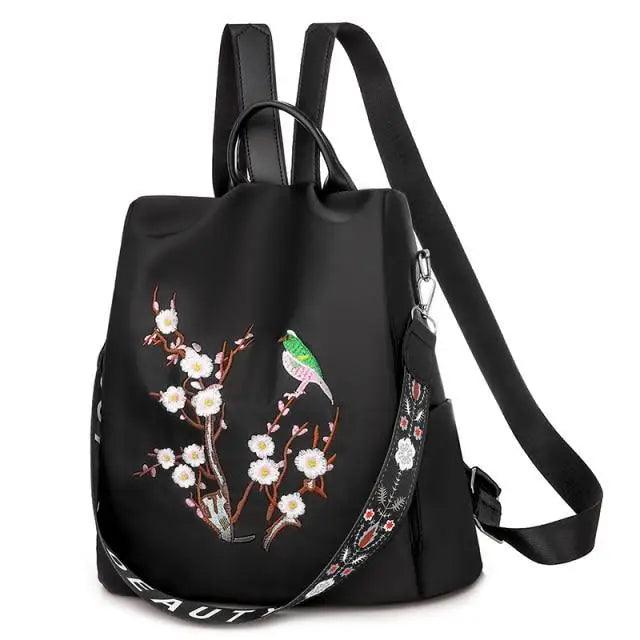 Modern Waterproof Anti-Theft School Backpack for Women