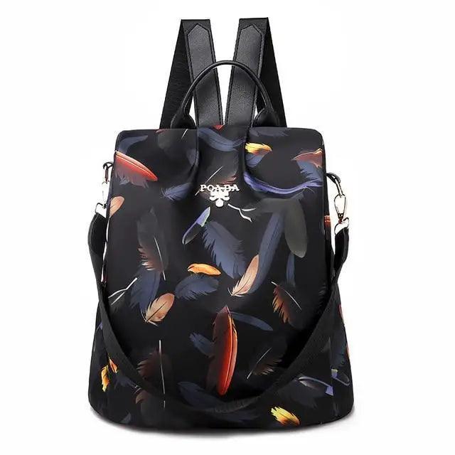Modern Waterproof Anti-Theft School Backpack for Women