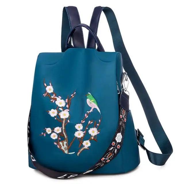 Modern Waterproof Anti-Theft School Backpack for Women