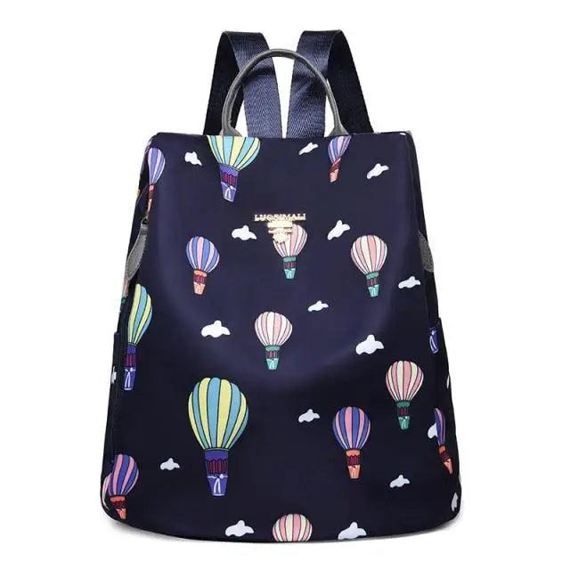Modern Waterproof Anti-Theft School Backpack for Women