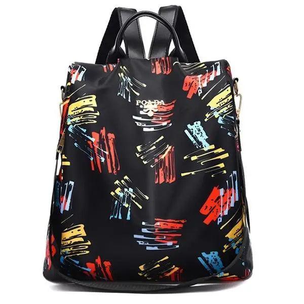 Modern Waterproof Anti-Theft School Backpack for Women