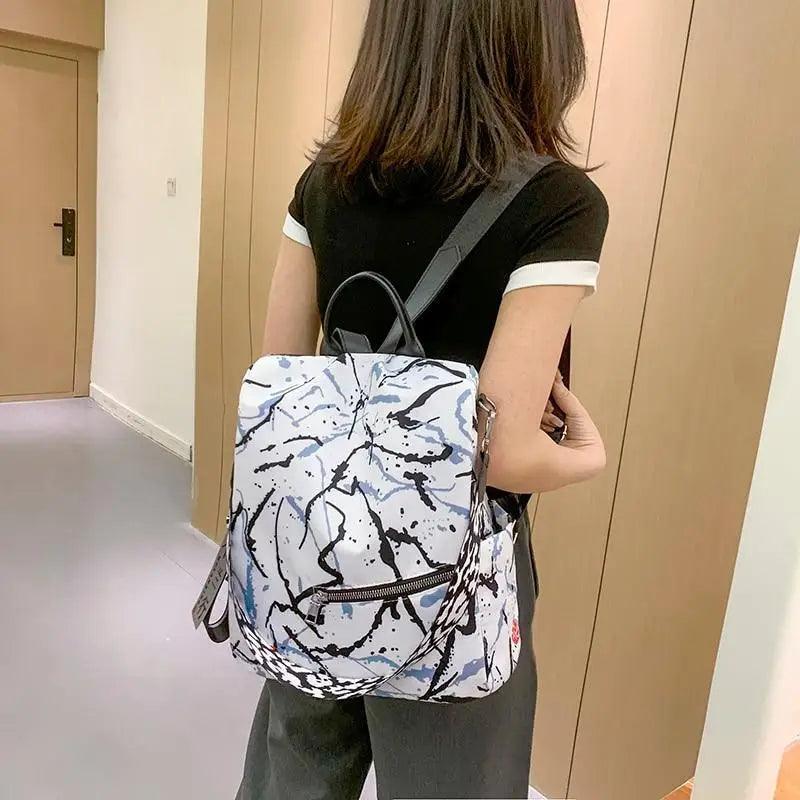 Modern Waterproof Anti-Theft School Backpack for Women