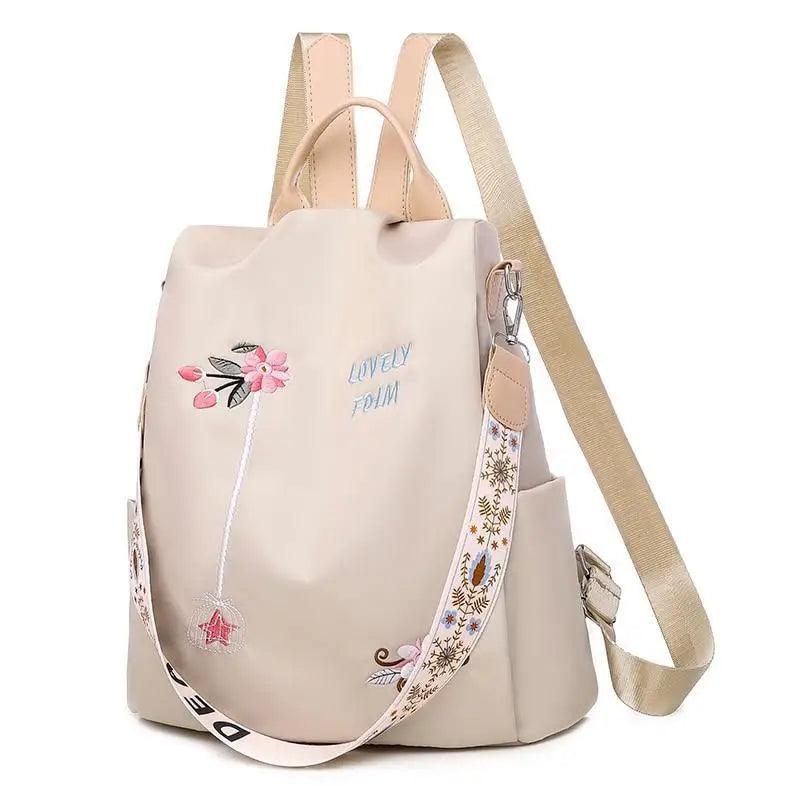 Modern Waterproof Anti-Theft School Backpack for Women