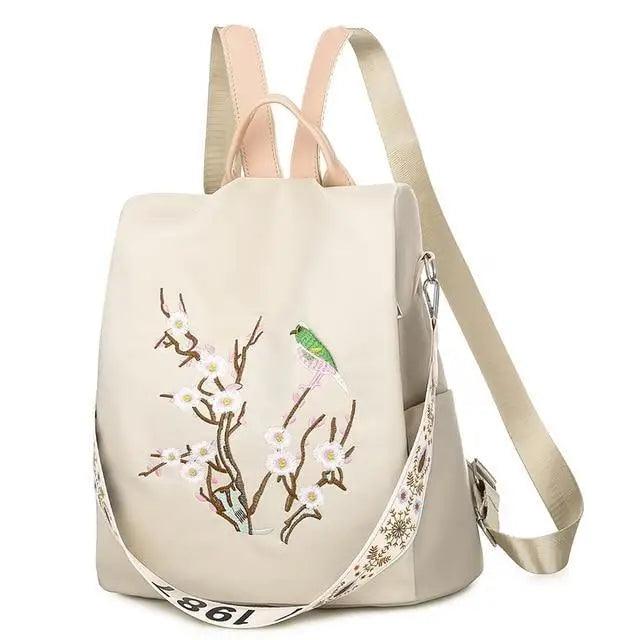 Modern Waterproof Anti-Theft School Backpack for Women