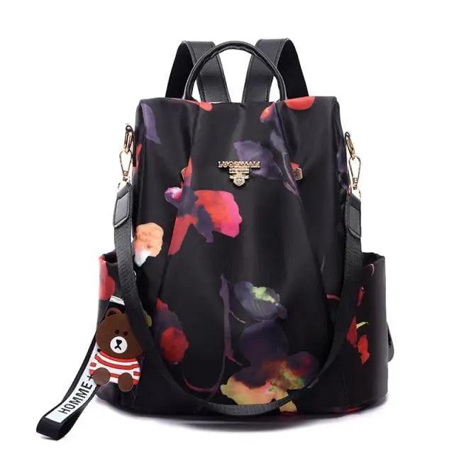 Modern Waterproof Anti-Theft School Backpack for Women