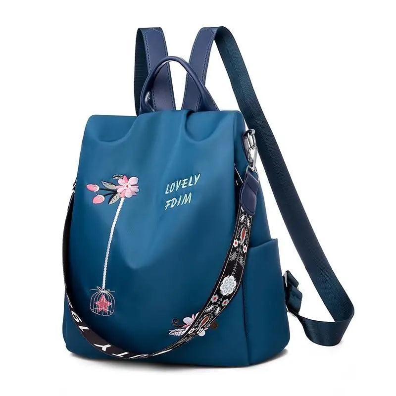 Modern Waterproof Anti-Theft School Backpack for Women
