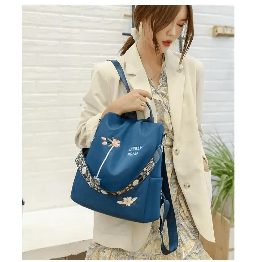 Modern Waterproof Anti-Theft School Backpack for Women