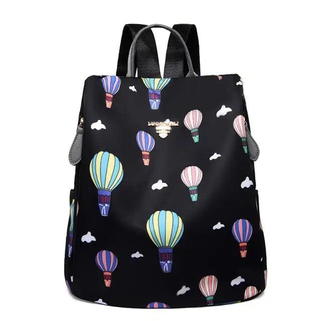 Modern Waterproof Anti-Theft School Backpack for Women