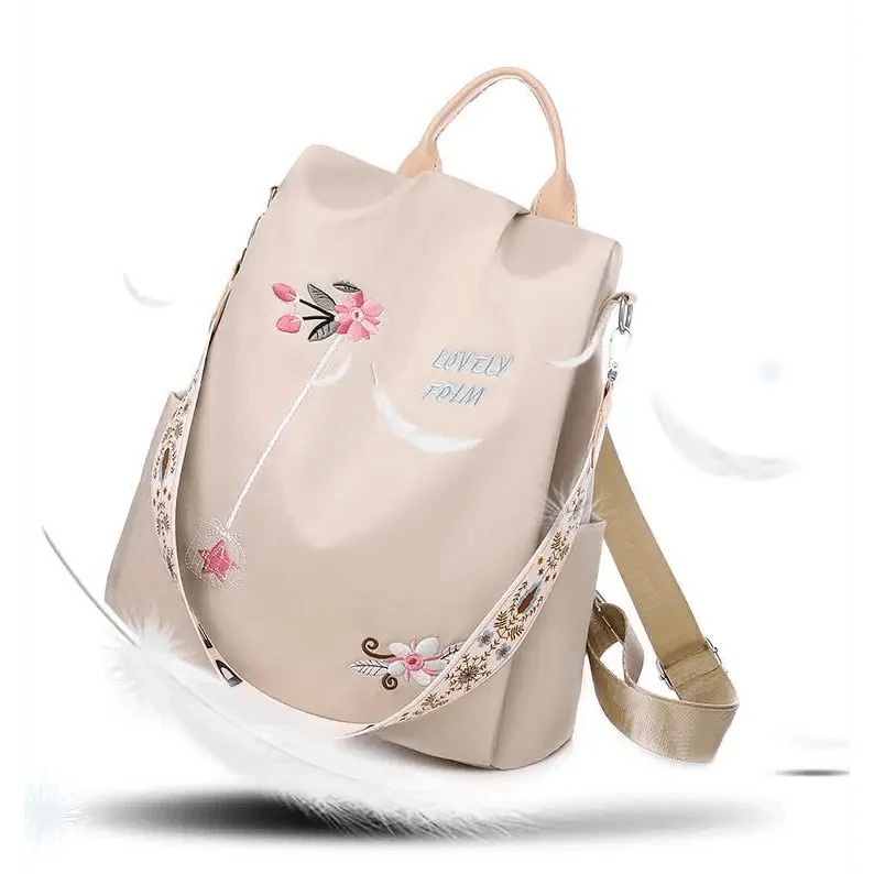 Modern Waterproof Anti-Theft School Backpack for Women