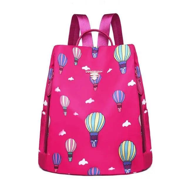 Modern Waterproof Anti-Theft School Backpack for Women