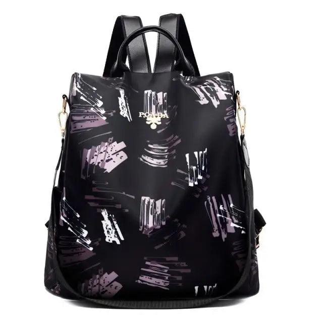 Modern Waterproof Anti-Theft School Backpack for Women