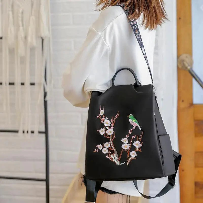 Modern Waterproof Anti-Theft School Backpack for Women