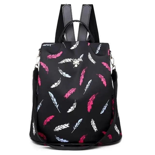 Modern Waterproof Anti-Theft School Backpack for Women