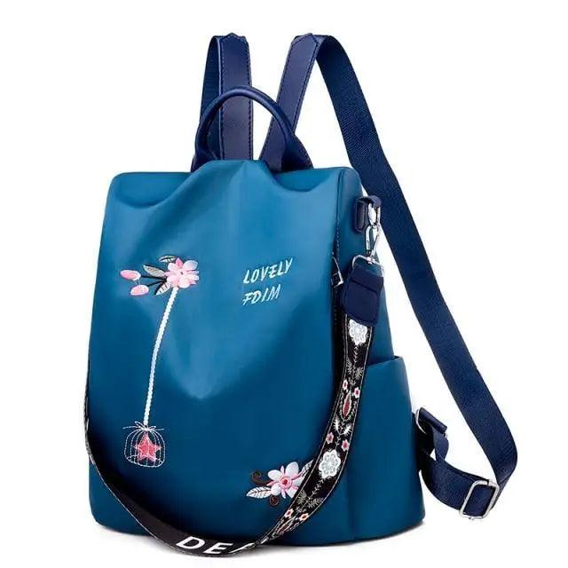 Modern Waterproof Anti-Theft School Backpack for Women