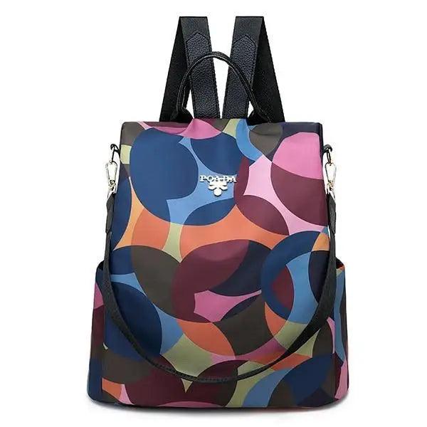 Modern Waterproof Anti-Theft School Backpack for Women